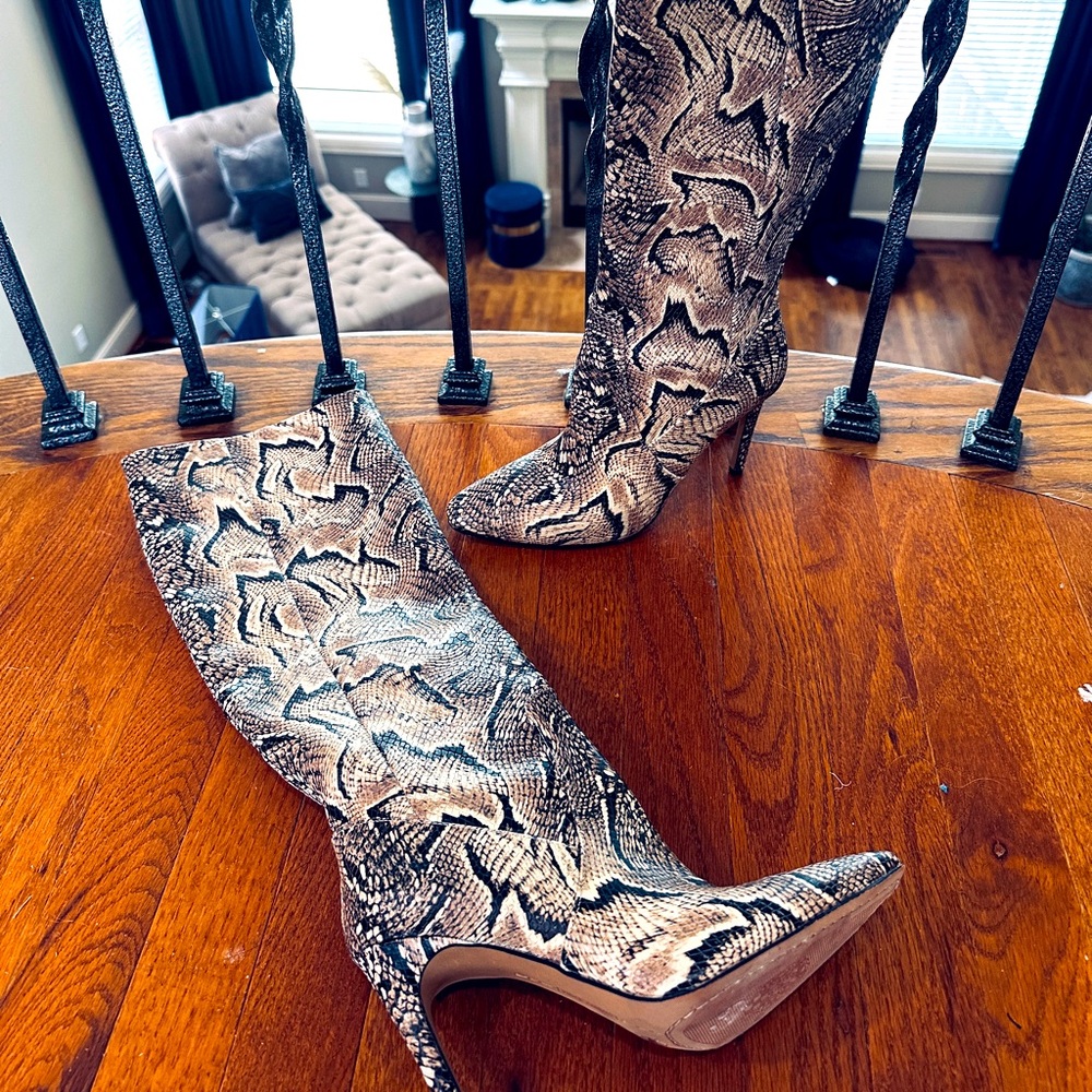 [Vince Camuto] Dreven Snake Tall  Boot Size 8 true to size.